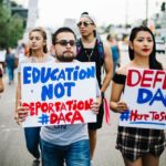 recent DACA protest (photo by Molly Allen; image source: Tribuno Del Pueblo)