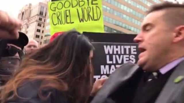 Richard Spencer punched by protester Richard Spencer punched by protester