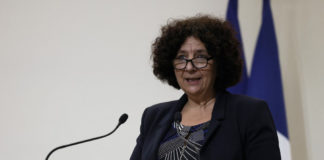 French Higher Education, Research and Innovation Minister Frederique Vidal speaks during a press conference in Paris on January 14, 2021, on the current French government strategy for the ongoing coronavirus (Covid-19) epidemic. (Agence France Presse/Thomas COEX / POOL)