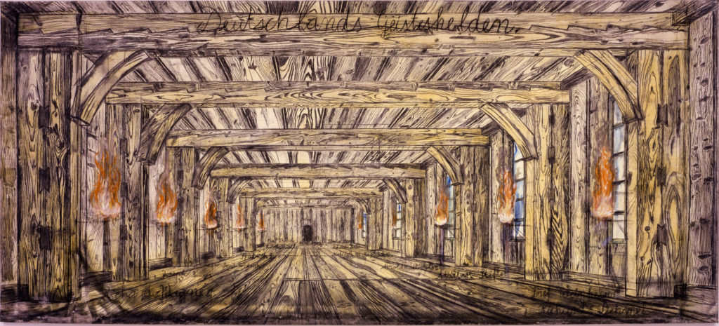 Anselm Kiefer, "Deutschlands Geisteshelden" (1973)