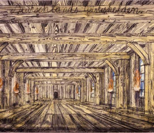 Anselm Kiefer, "Deutschlands Geisteshelden" (1973)