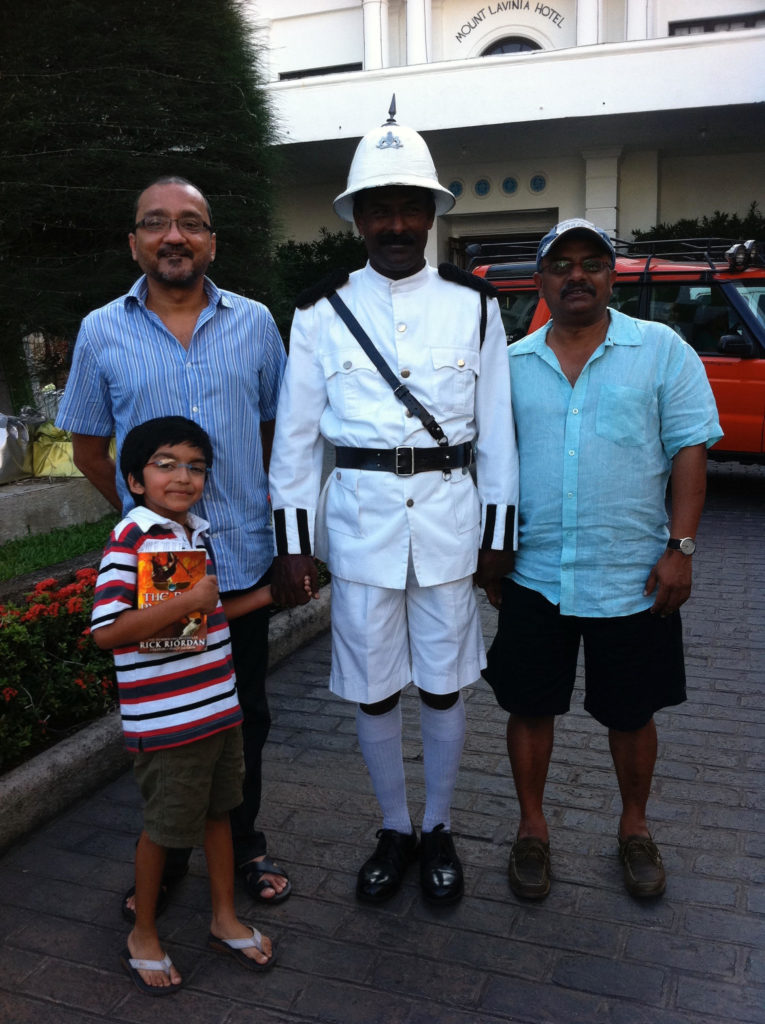 Qadri Ismail, Aamir R. Mufti, and others, Colombo, Sri Lanka, Jan 2012. Photo: Saloni Mathur)