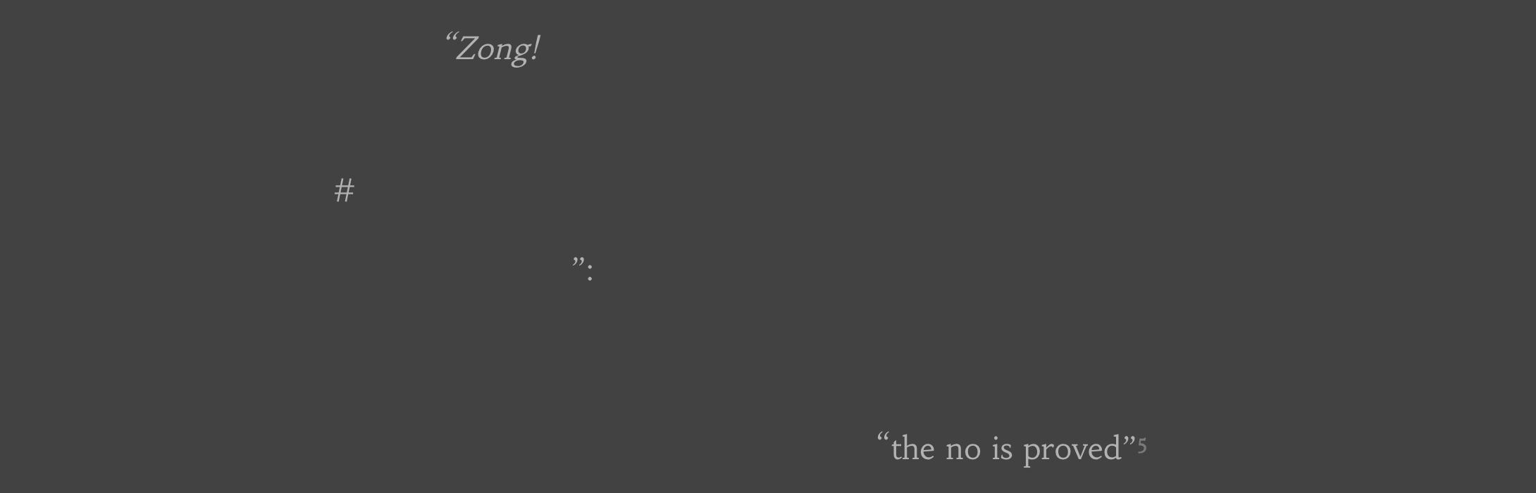 Res Nulla Loquitur: A Multimedia Essay in Seven Parts